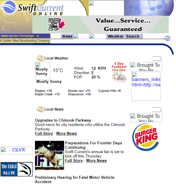 to the newlook Swift Current Online